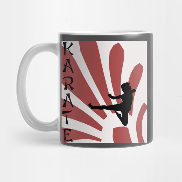 Female Karate Fighter by Miozoto_Design